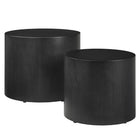 Modway Amani Round Nesting Coffee Tables - Black - Set of 2-7