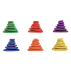 Galets arc-en-ciel edxeducation - Ensemble de 36 + 40 activités -Les cartes d'activités recto verso mettent les enfants au défi de construire des structures spécifiques, de trier, de compter et de séquencer des cailloux et encouragent la conception imaginative