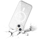 TUFF8 Glitz Rugged Case For iPhone 15 Plus - Clear-Ergonomic Design: TUFF8 has been designed to give your fingers and hands more tactile control while making calls, texting or using your phone with its thoughtfully designed grip bumper