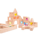 TickiT - Blocs de construction en bois - Ensemble de 39-Utilisez-les comme un outil de construction pour les enfants plus âgés ou un simple outil d'équilibrage pour les plus jeunes