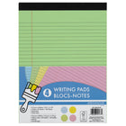 Merangue Coloured Letter Writing Pad - 4 Pack-4 pads x 40 sheets each pad