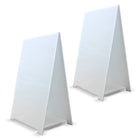 Flipside - Chevalet de présentation de table en plastique ondulé de qualité supérieure - effaçable à sec - 28 x 43 cm - lot de 2-Grâce à sa conception bien pensée pour un transport facile et à sa capacité de pliage à plat pour le rangement, c'est le choix idéal pour les déplacements ou les espaces restreints.