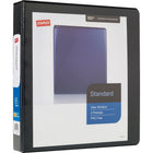 Staples® – Reliure de présentation standard à anneaux en D, 1 1/2 po, noir-Anneaux sans interstice permettant de facilement tourner les pages