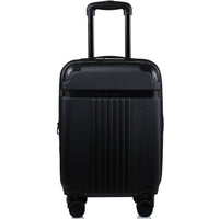 CHAMPS Vintage Black Collection Carry-on - Black-Polycarbonate Material