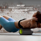 PurAthletics Smooth Textured Surface Roller - Black-Effectively relieves sore muscles