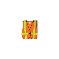 Zenith Safety Safety Vest, High Visibility Orange, 2X-Large, Polyester - 12 Pack-Colour: High Visibility Orange