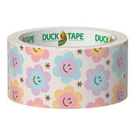 Duck Tape Brand Duct Tape - 1.88" W x 10 yd L - Groovy Daisies-High performance strength and adhesion characteristics