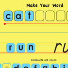 Ashley Productions Smart Poly Touch-Stik Phonics Tiles & Mat - Make Your Word Set - 104 Tiles-Reuse again and again. Sticks and removes easily without leaving any residue on Smart Poly surface.