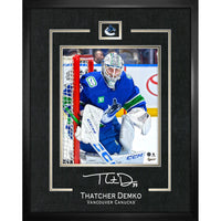 Thatcher Demko Canucks Replica Signature Frame - Framed Print - 16" x 20"-Premium virtual frames