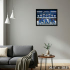Toronto Maple Leafs Card Collage - Framed Print - 36" x 28"-Ready to hang - arrives fully assembled