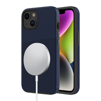 AXS PROTech Plus Anti-Shock Case Magsafe & ARMORGlass Screen/Camera Lens Protector for Apple iPhone 14 - Astral Blue-PROTech Plus - Drop resistant up to 10 feet