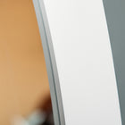 HOMCOM Full Length Mirror - 18.9" W x 57.9" H - White-Material: MDF, Glass Mirror 