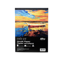 Hilroy Studio Pro Acrylic Paper-Pages can be cleanly removed from the top bound book