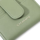 Champs Iconic Snap Cardholder - Green-Bill compartment