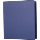 Staples® – Reliure standard avec porte-étiquette et anneaux en D, 1 po, bleu-Les anneaux en D sont dotés d'une plus grande capacité de feuilles que les anneaux ronds de la même grandeur