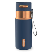Contigo - Bouteille d’eau en plastique DualSip avec couvercle à double sens et courroie de transport, 828 ml (28 oz)-Deux façons de boire : Sirotez à partir de la paille intégrée ou inclinez pour boire