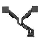 Intekview Premium Counterbalanced Dual Monitor Arm-Full Rotation: +180° to -180° for precise adjustments