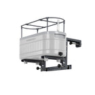 Permasteel Self-Watering Planter Box with Mounting Brackets - White-Product Dimensions: 17.1”W x 7.2”D x 11”H 6.16lbs