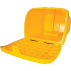 Rmp Maintenance Products Salt & Sand Container with Hasp - Yellow - 21" H x 27" W x 26" D - 4.24 cu ft-6