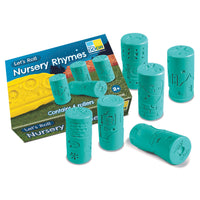 Yellow Door Let's Roll Nursery Rhymes 6-Piece Set-These playful rollers will delight children as they sing along to the rhymes they create.
