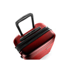 Bugatti Nashville 21.5" Hardside Carry-on Luggage - Red-Zipper-release expansion system (20% more packing space)