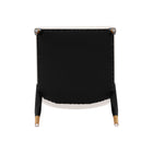 Manhattan Comfort - Lot de 2 chaises de salle à manger modernes Ola 54,5 cm en tissu chenille crème-Garantie limitée du fabricant de 30 jours