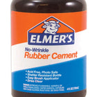 Elmer's Rubber Cement with Applicator - 4 oz - 6 Pack-Acid free and photo safe