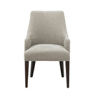 Manhattan Comfort - Fauteuil de salle à manger moderne Beever 24 po en chenille taupe-Fauteuil de salle à manger moderne avec dossier parfait pour une utilisation dans la salle à manger
