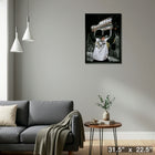 Sidney Crosby Pittsburgh Penguins Raising Cup Spotlight - Framed Canvas - 31" x 22"-Ready to hang - arrives fully assembled