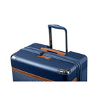 Champs Vintage III 3-Piece Hardside Luggage Set - Expandable - Navy-TSA locks on all 3 cases
