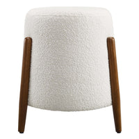 Modway Riven Upholstered Boucle Fabric Ottoman - Cloud-Boucle Fabric Upholstery