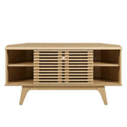 Modway Render 46" Corner TV Stand - Oak-8