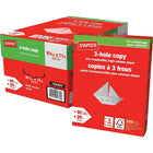 Staples FSC-Certified 3-Hole Punched Copy Paper - 20 lb. - 8.5" x 11" - White - 5000 Sheets-8.5" x 11" (Letter Size)