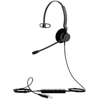 Jabra BIZ 2300 Microsoft Mono USB Type-A Headset-Type of Headset: Corded headset