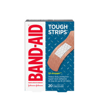 BAND-AID Brand TOUGH-STRIPSAdhesive Bandages, 20 Pack-Durable, all-purpose protection