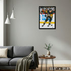 Evgeni Malkin Pittsburgh Penguins - Framed Canvas - 22" x 31"-Ready to hang - arrives fully assembled