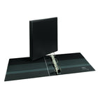 Avery® - Reliure de présentation robuste One-Touch à anneaux en D, 3 po, noire-Anneaux sans interstice Gap Free pour un bon alignement  