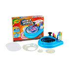 Crayola Spin & Spiral Art Station-TWO CLASSIC ART ACTIVITIES IN ONE: The Crayola Spin & Spiral Art Station lets kids "gear up" for awesome, spirally, geometric marker designs and then "spin out" for wild, drippy spin art ink designs