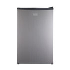 BLACK+DECKER - 4,3 pi³ Mini-frigo autonome avec congélateur, en acier inoxydable-Compact et élégant : le design élégant et moderne - disponible en noir, en vinyle aspect inox et en blanc - est parfait pour les dortoirs universitaires, les bureaux, les garages, les bars à domicile, les petits appartements et les véhicules récréatifs