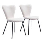 Zuo Thibideaux Dining Chair - Ivory - Set of 2-Assembly required