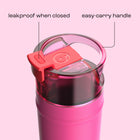 Bubba DualSip Insulated Stainless Steel Water Bottle - 24 oz (710 ml)-Leakproof design: click it closed, no spills