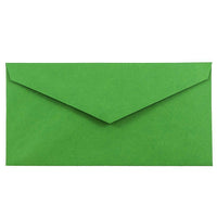 JAM Paper Enveloppes format livret de teinte claire en pap. rec. avec ferm. gom., 3 7/8 x 7 1/2 po, vert festif, 100/pqt-Vert festif
