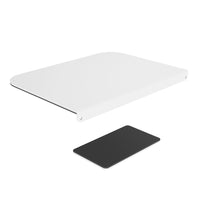 SHOPPINGALL Lot de 2 plaques de renfort de bureau en acier pour les tables fragiles -SA-A83-Blanc-[DIMENSIONS] La plaque supérieure mesure 21,8 cm/8,6" x 16cm/6,3" La plaque inférieure mesure 11,9 cm/4,7x 6,5/2,7" Les plaques ont une épaisseur de 0,25cm/0,1".