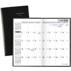 AT-A-GLANCE - Agenda mensuel de poche 2026 - 6 1/16 po H x 3 5/8 po l - noir - bilingue-Format des pages : 6 1/16 po H x 3 5/8 po l