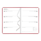 Letts - 2026 Agenda hebdomadaire/mensuel Conscious - 8-1/4" x 5-5/6" - Baie - Multilingue-Couverture semi-flexible avec motif embossé