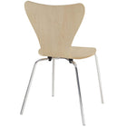 Modway Revolve 3-Piece Dining Set - White Natural-5