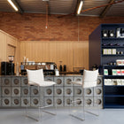 Zuo Pola Barstool - White-Assembly required