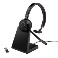 Jabra Evolve 65 TE Wireless Mono Headset with Charging Stand - Teams-Get up, take a call, or take a break, all while staying connected to your device.