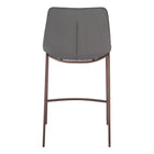 Zuo Magnus Counter Stool - Slate Grey/Walnut - Set of 2-6