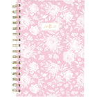 Cambridge Cherrywood Lane 2026-27 Weekly/Monthly Planner - 8½" x 6" - Peony Lace - Bilingual-12 months: July 2026 - June 2027